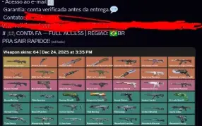 Fornecedor Contas Valorant, Fortnite, Supercell, Rockstar