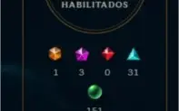 Conta LOL com 362 skins LVL 230