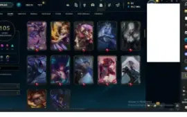 Conta Lol Nivel 398 Com QIYANA/SENNA PRESTIGIO