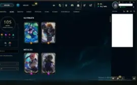 Conta Lol Nivel 398 Com QIYANA/SENNA PRESTIGIO