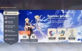 Conta Genshin Impact Ganyu + Mona