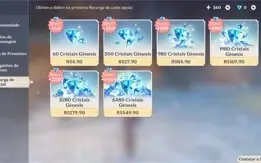 Conta Genshin Impact Ganyu + Mona