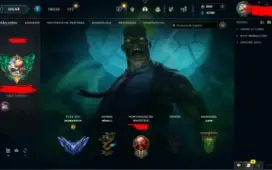 conta lol 321 skins
