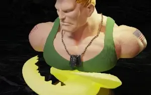 collection bust Street fighter 3d stl