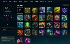 Conta de LOL, 500 skin, Master, all champions.