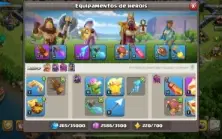 conta clash of clans cv14 upando