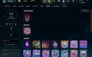Ferro 2 com 31 Champs e 6 Skins + 2 Fragmentos