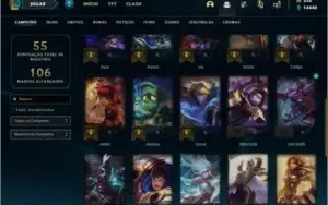 Conta DIAMANTE 3 com 9 skins e 33 champs + espolios