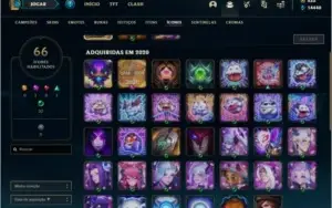 Conta DIAMANTE 3 com 9 skins e 33 champs + espolios