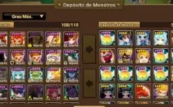 Conta summoners war (servidor Japonês) muitos anos parado