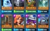 Conta clash royale, nível do rei 11 com 97/106 cartas