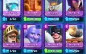 Conta clash royale, nível do rei 11 com 97/106 cartas