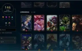 Conta League of Legends, Skins Vitoriosas e Legados