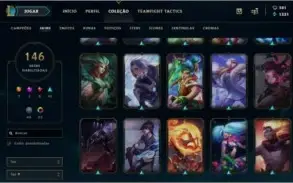Conta League of Legends, Skins Vitoriosas e Legados