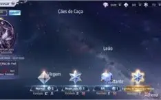 Server A33, lv 57, menos Hshun e Orfeu, 830 gemas avançadas