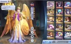 Server A33, lv 57, menos Hshun e Orfeu, 830 gemas avançadas