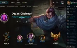 Vendo Conta de LOL lv 103 Gold IV/V 82 skins todos os champs