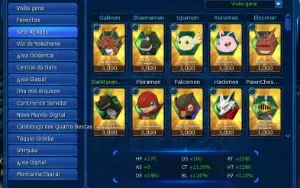 Conta mid game no LADMO servidor Alphamon