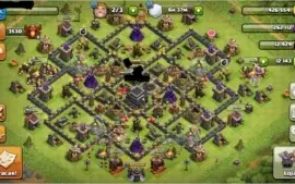 Conta clash of clans cv9 full com 12140 gemas