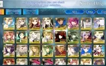 Fate GO/Fate Grand Order Conta 32SSR 67SR NA 5 suportes