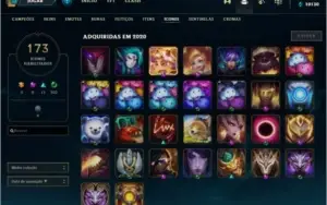 Conta de lol com 1063