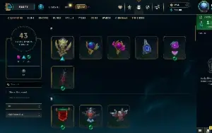 Conta Lol Full Champs Muitas Skins Chromas E Nv500+