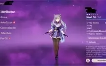 conta genshin impact xiao + lanca de jade + keqing AR 45