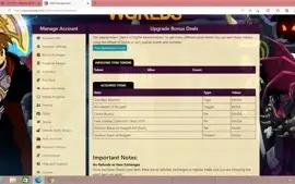 Conta de AQW