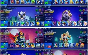 Conta Supercell top com 3 contas muito upadas