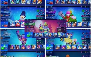 Conta Supercell top com 3 contas muito upadas