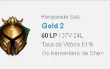 Venda de contas + ELOJOB