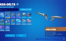 Conta Fortnite com 9 skins e 250 Vbucks
