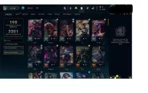 conta mono irelia, platina com 2kk de maestria