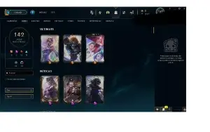 conta mono irelia, platina com 2kk de maestria