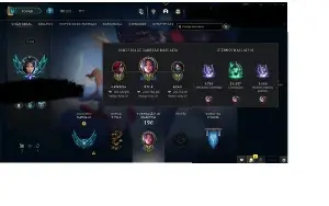 conta mono irelia, platina com 2kk de maestria