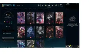 conta mono irelia, platina com 2kk de maestria