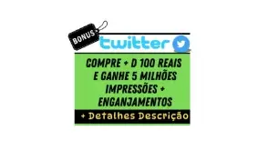 Twitter🎁, Gaste a partir de R$10 e leve brindes que você va