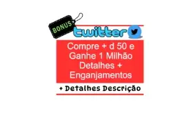 Twitter🎁, Gaste a partir de R$10 e leve brindes que você va