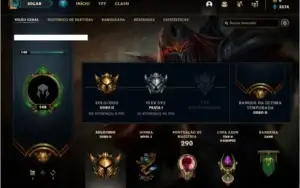 Conta ouro 2 com 72 champs e 40 skins