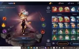Conta mir4 com 2 pets épicos e 8 pedras épicas LV 70