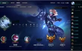 Conta League Of Legends s6 Platina 40k rp 9 pagina runa !