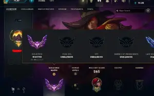Conta MASTER handlvl +28 −13 varias 43 skins e 78 champs!