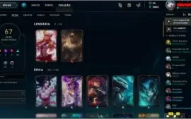 CONTA DIAMANTE 4 LEAGUE OF LEGENDS