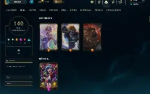 Unranked com TODOS os champs e 140 Skins ( MID / JG / TOP )