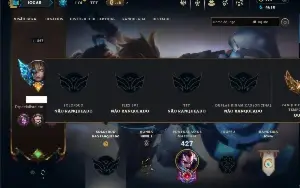 Unranked com TODOS os champs e 140 Skins ( MID / JG / TOP )