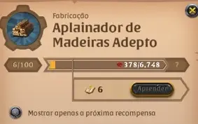Conta Albion Refino Madeira