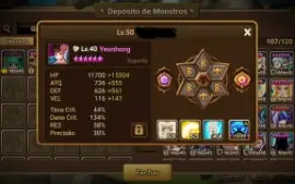 Acc - Yeonhong + Vanessa Varios Nat 4 Ld e Nat5 elementais.