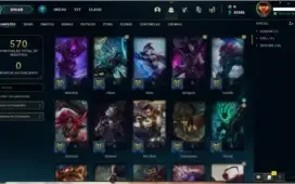CONTA LOL PLATINA 1 EX DIAMANTE