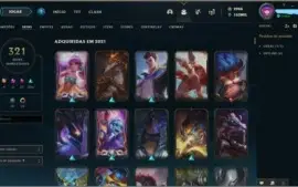 Conta do LOL Com todos campeão