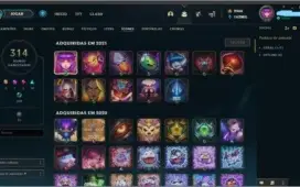 Conta do LOL Com todos campeão